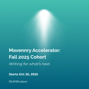 Murky water image with "Mavennry Fall Cohort" below the surface